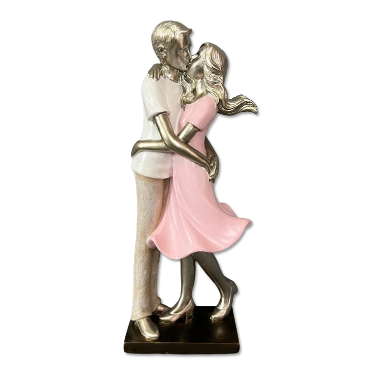 Custom Resin Figure Love Wedding Souvenir Couple Statue for Weeding Gift