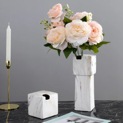 Vases à fleurs en céramique simples et modernes pour la décoration intérieure
